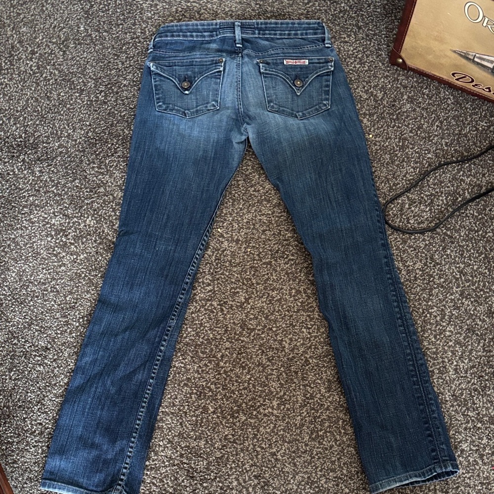 Hudson Jeans Dark Blue Straight Leg Denim